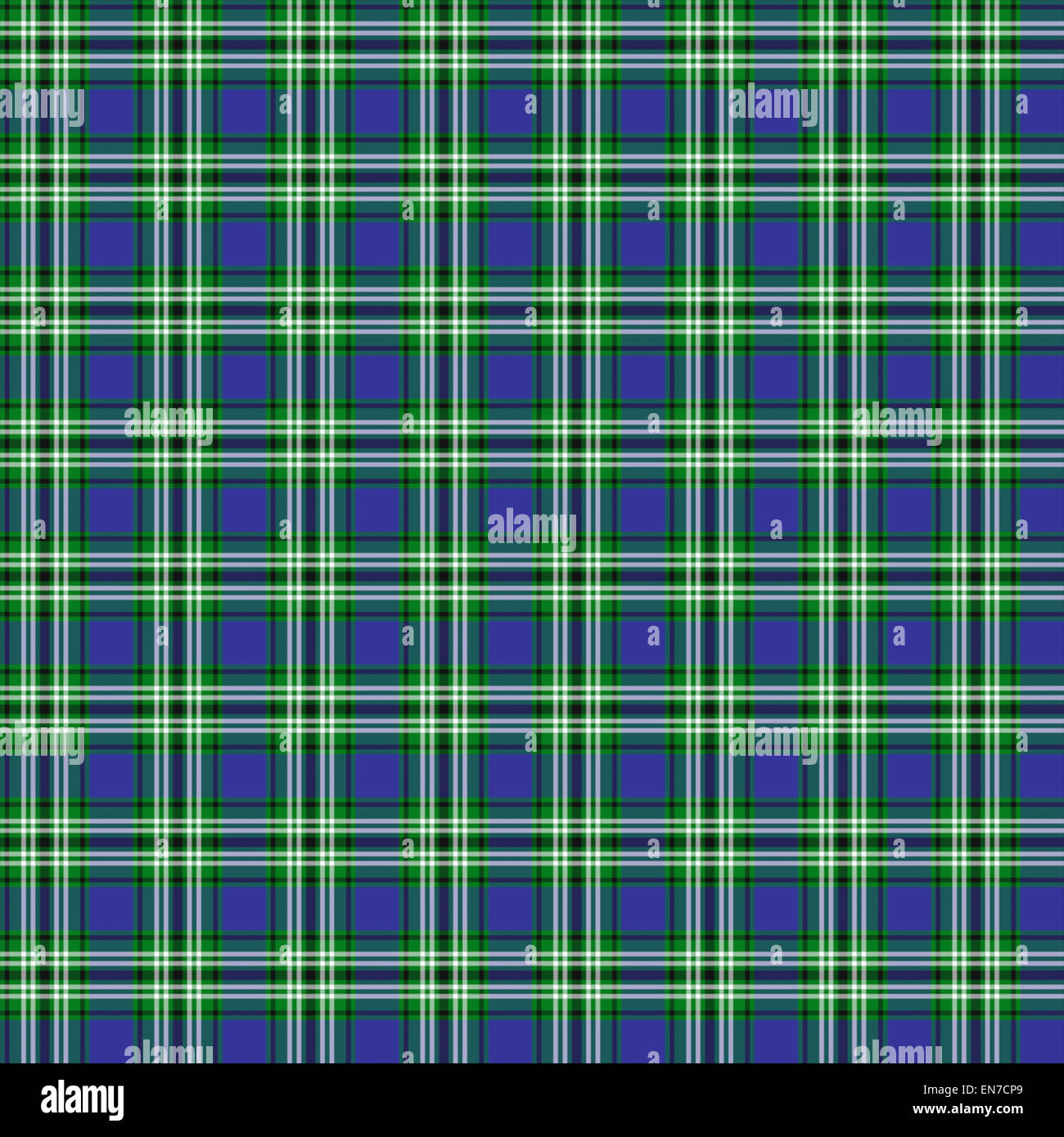 A seamless patterned tile of the clan Learmonth tartan. Stock Photo
