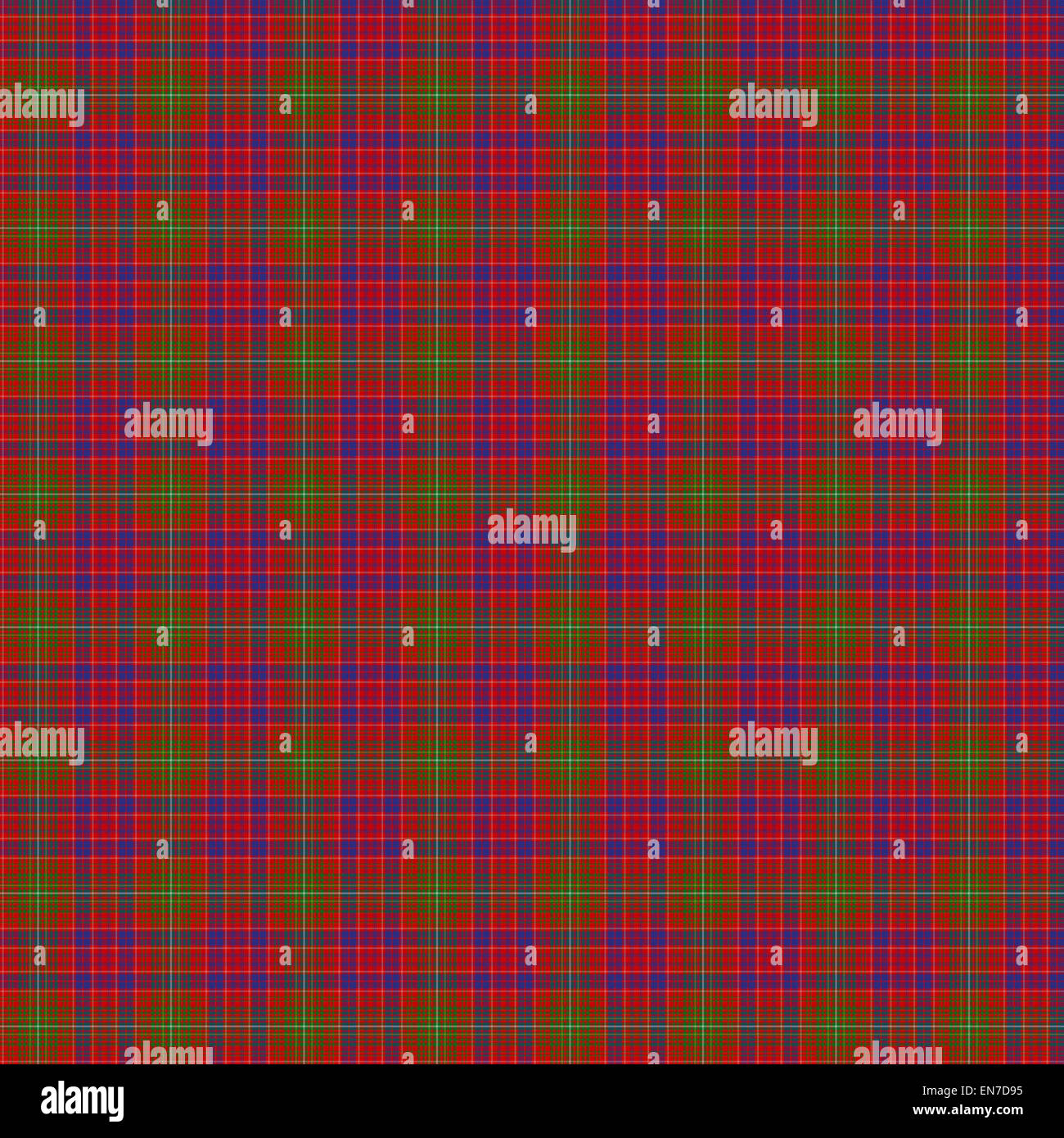 A seamless patterned tile of the clan Lumsden tartan. Stock Photo
