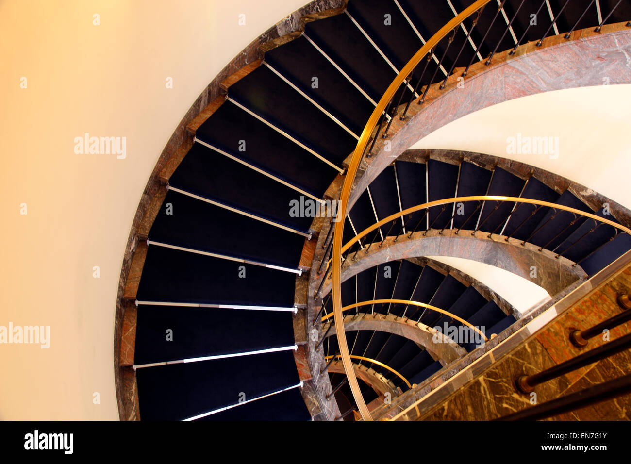 Staircase in The Elephant Hotel in Weimar Stock Photo