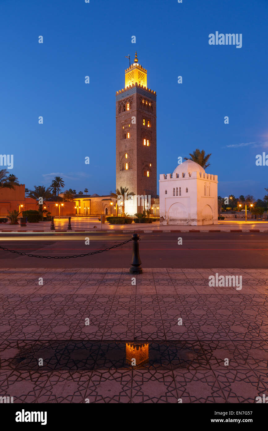 Koutoubia Mosque. Marrakech. Morocco. North Africa. Africa Stock Photo