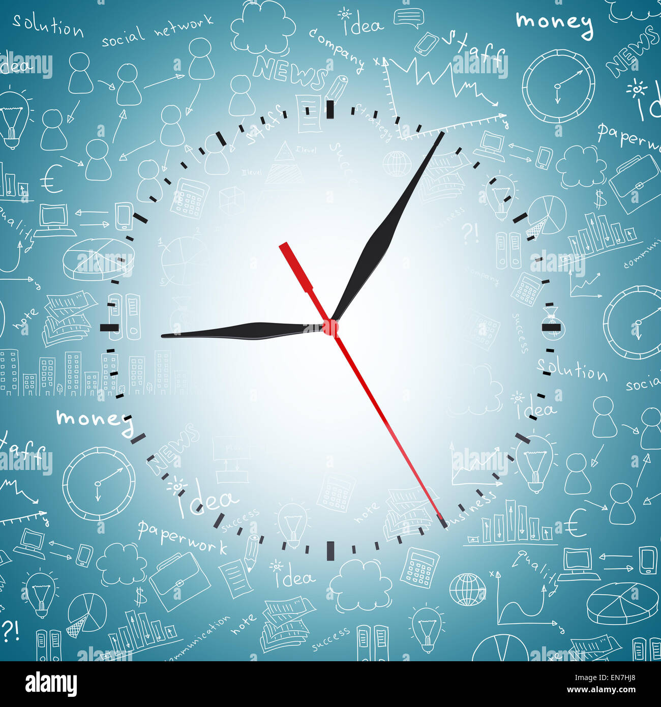 Clock face without numbers stock photo alamy