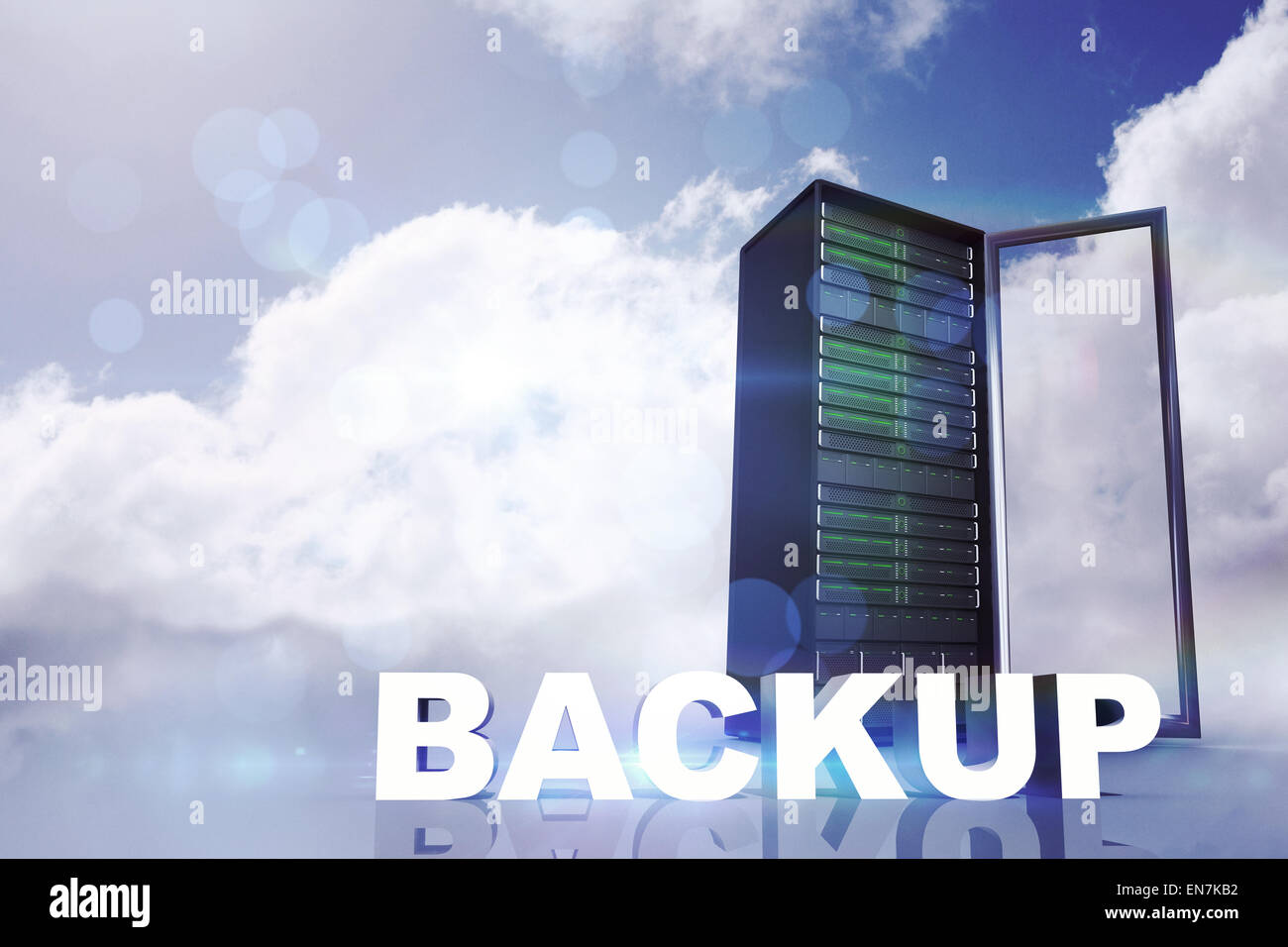 Composite image of backup Stock Photo