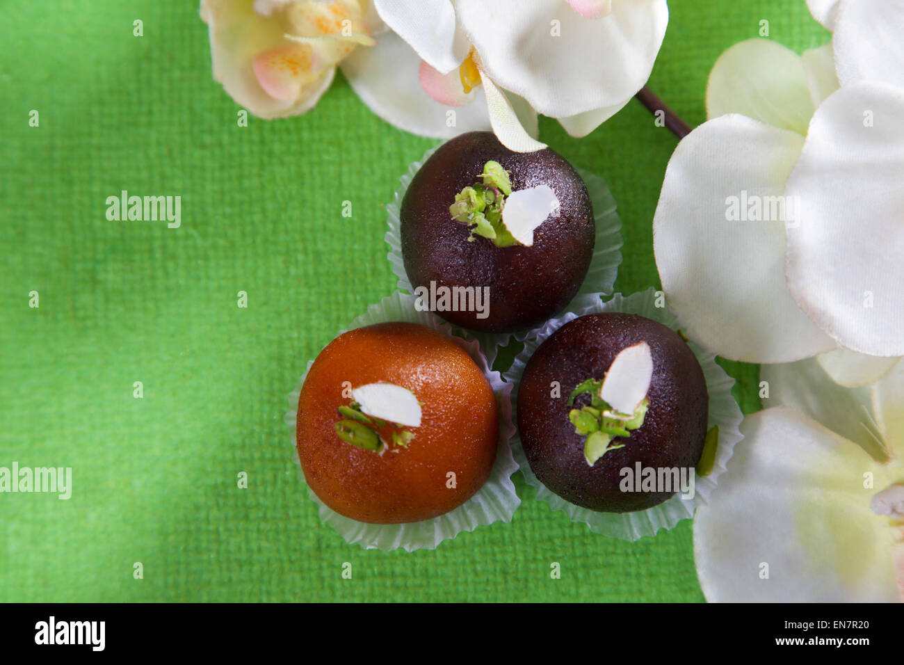 Gulab jamun Stock Photo