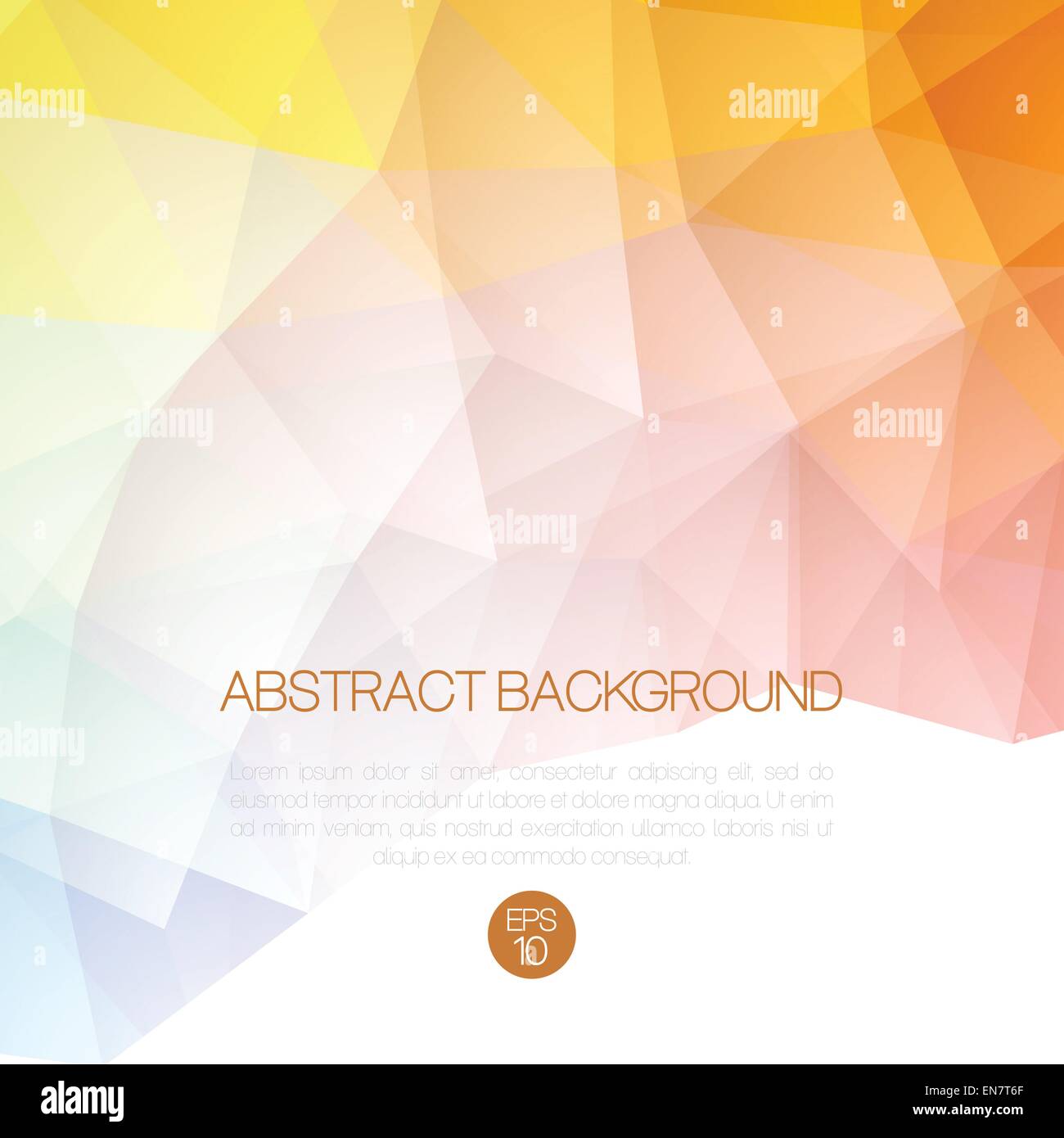 Abstract vector low poly background. Template brochure design Stock ...