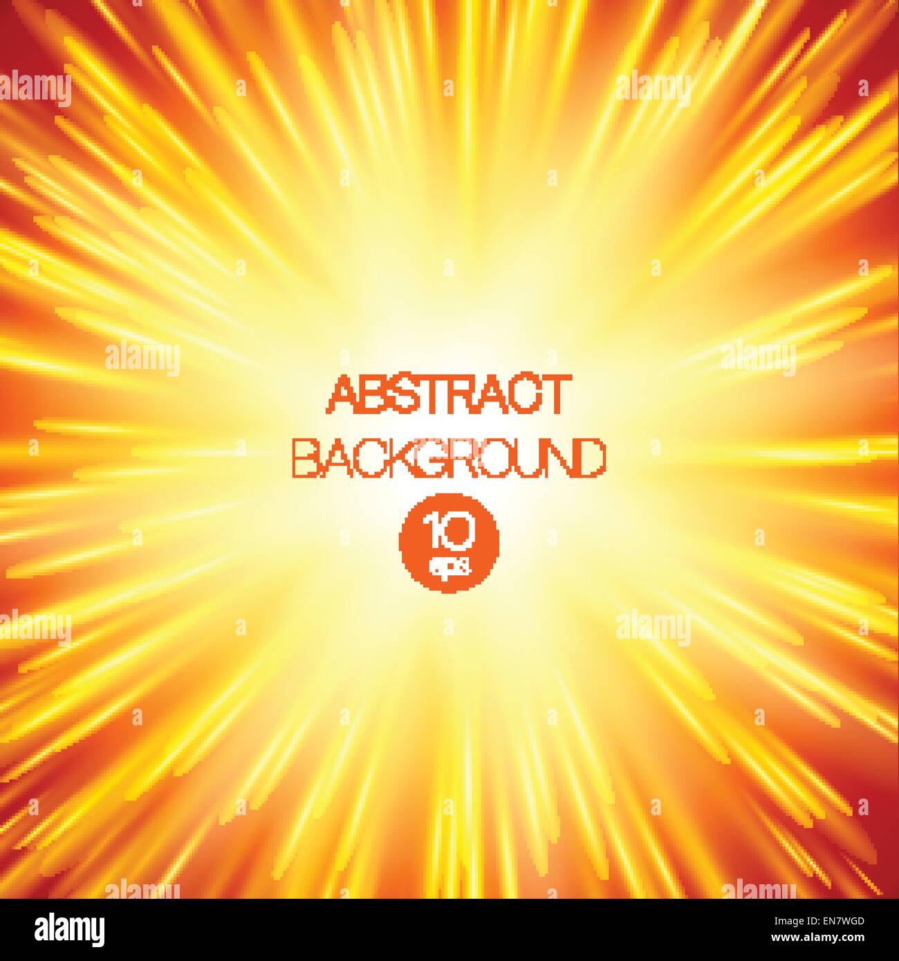 Vector abstract background with glowing rays. EPS 10 Stock Vector Image ...