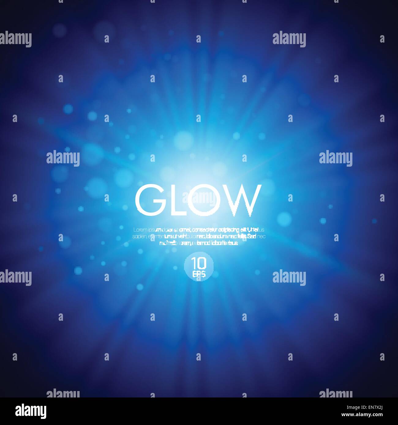 Vector abstract background with glowing rays. EPS 10 Stock Vector Image ...