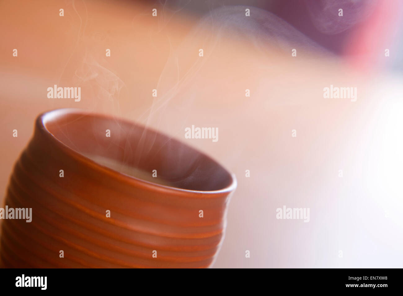 Tea in Clay Pot Stock Photo Alamy