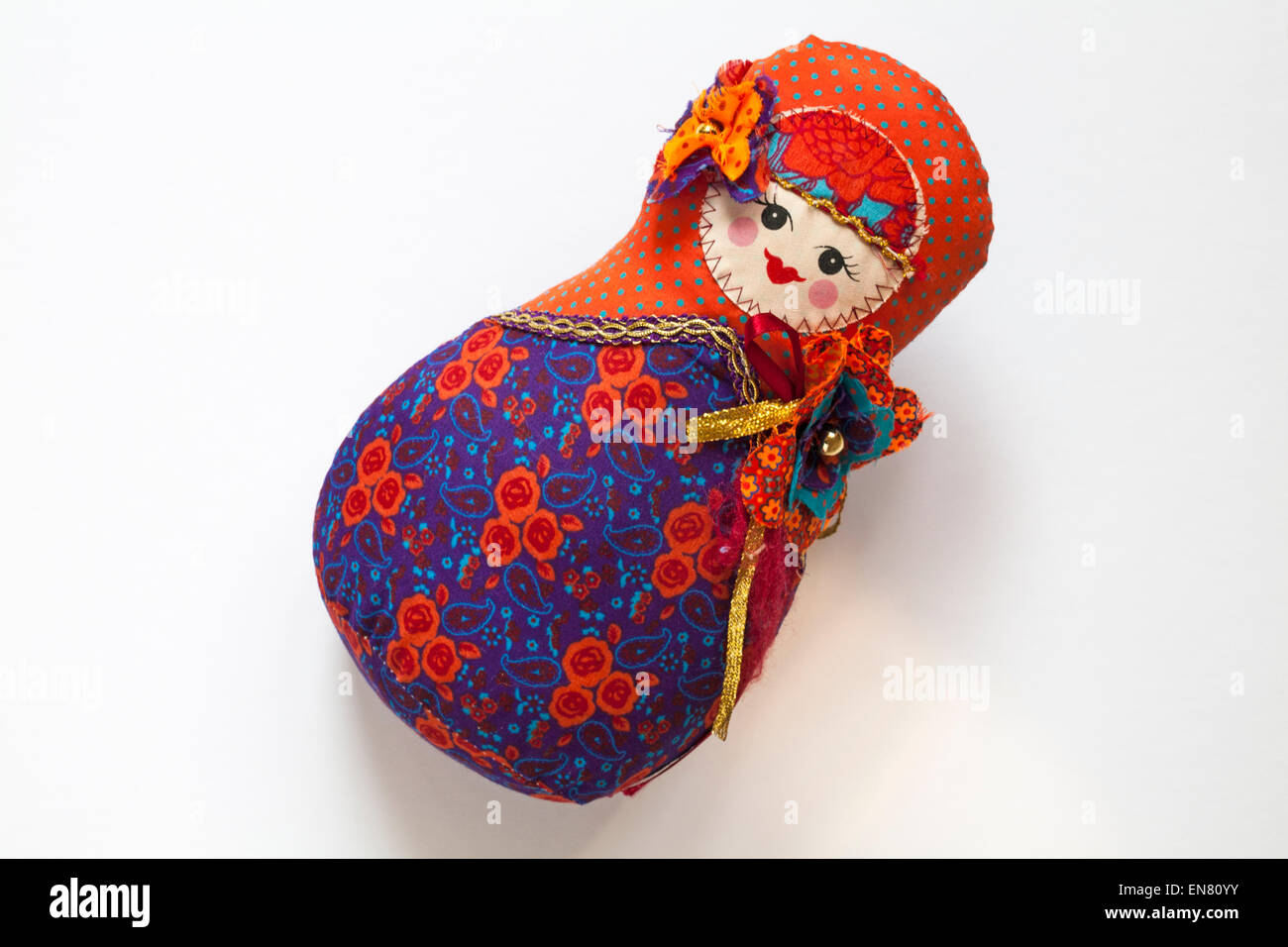 matryoshka style doll on white background Stock Photo - Alamy