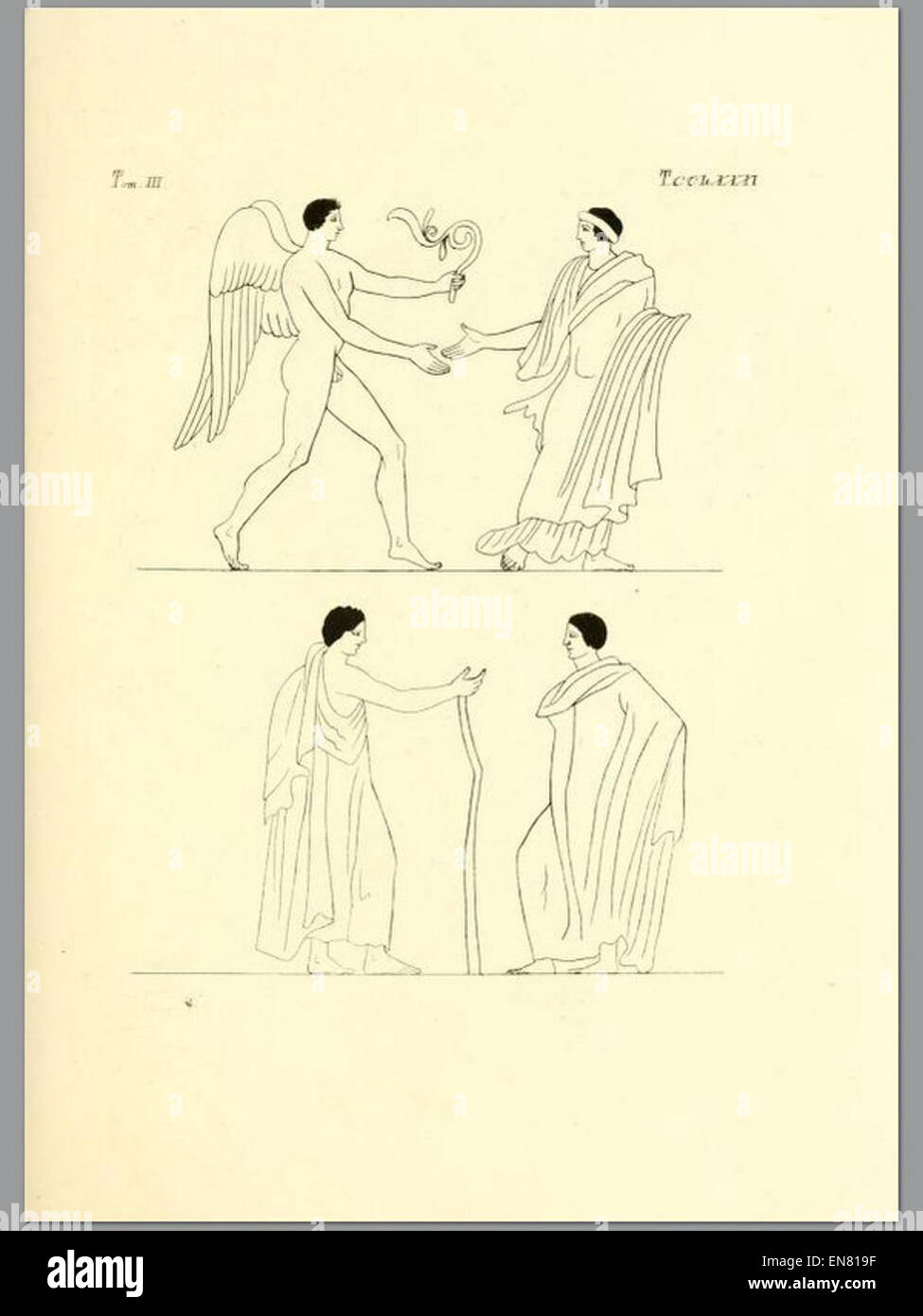 INGHIRAMI(1835) Pitture di vasi fittili Vol3 T281 Stock Photo