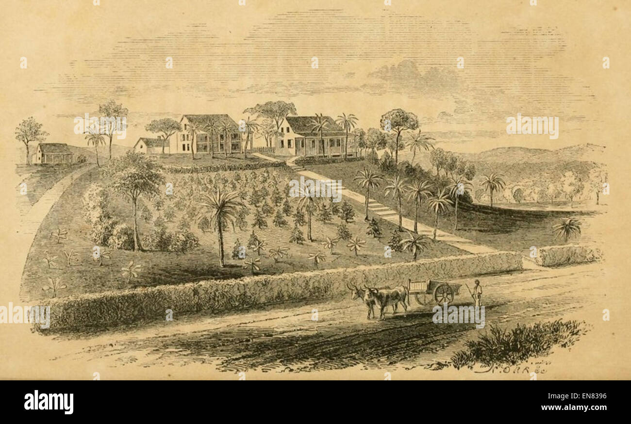 SCOTT(1858) The Mission at Mt. Vaughan, in 1838. From an early