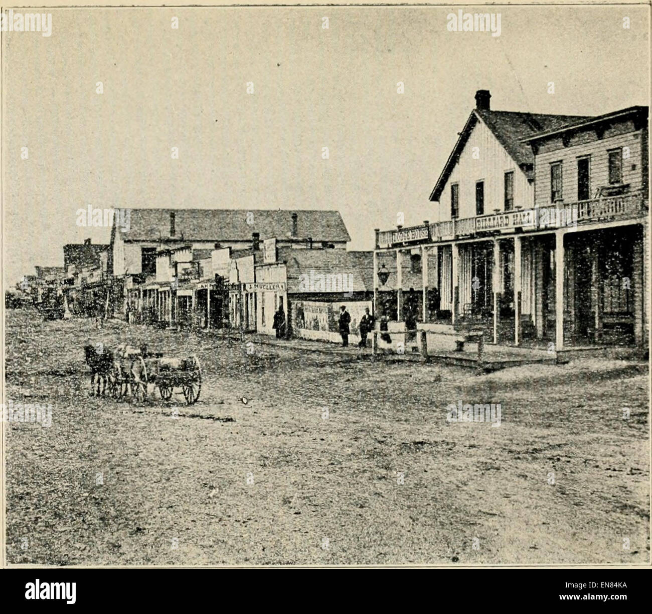 WRIGHT(1913) Dodge City in 1878 (14803045293 Stock Photo Alamy