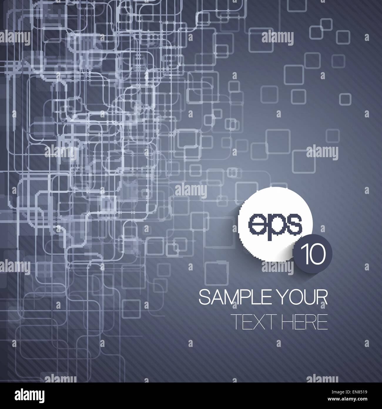 Geometric technology abstract background. Vector illustration. EPS 10 ...