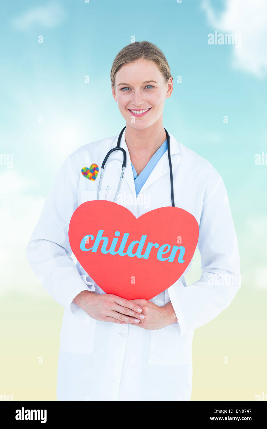Children against blue sky Stock Photo - Alamy