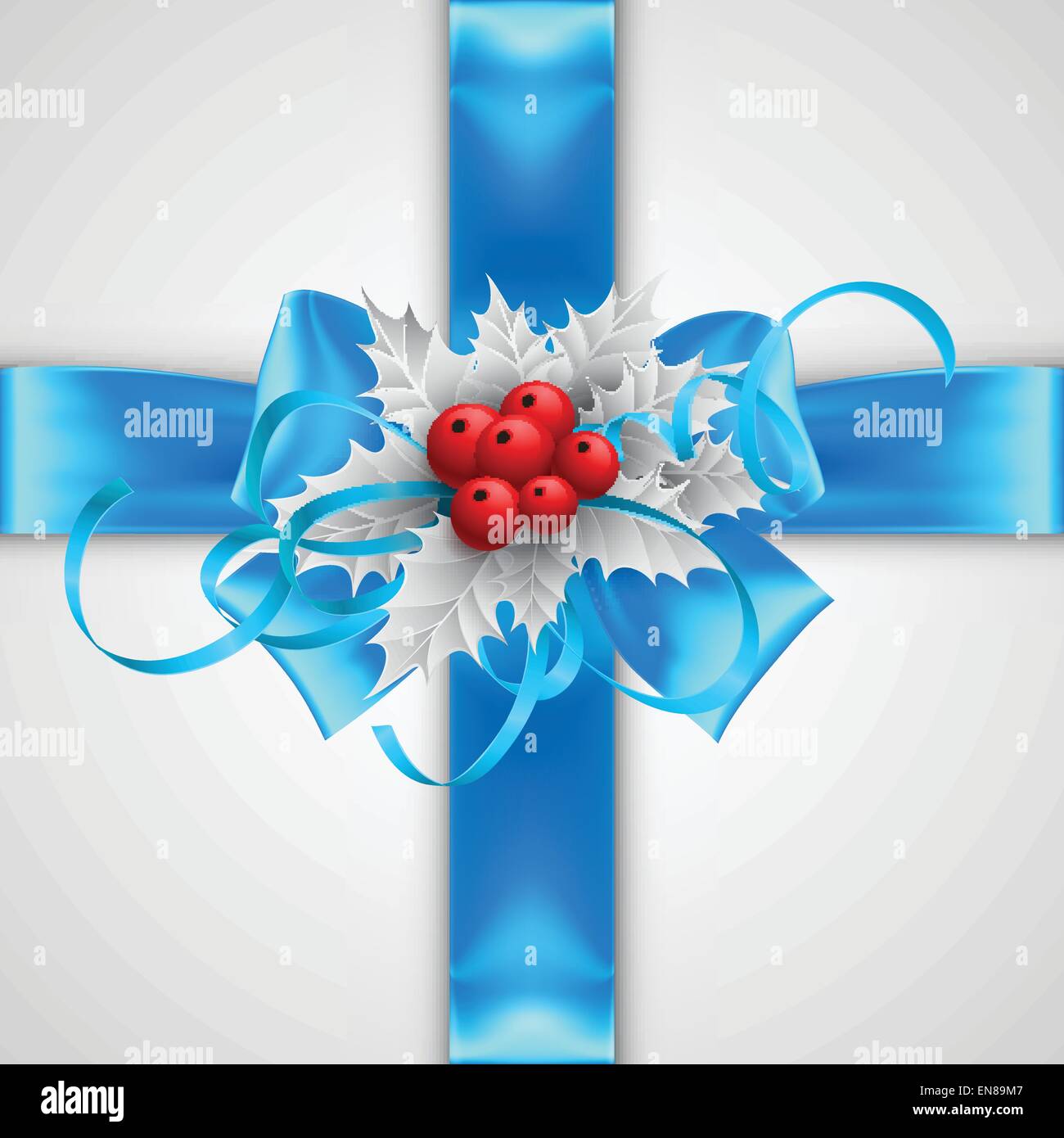 Blue bow isolated on white background Stock Vector Image & Art - Alamy