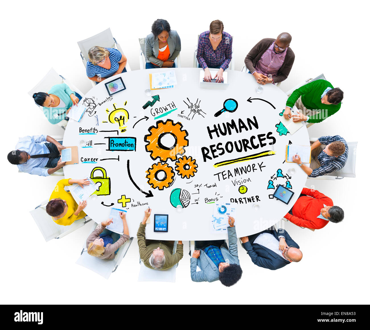 Human Resources Employment Job Teamwork People Meeting Concept Stock Photo Alamy
