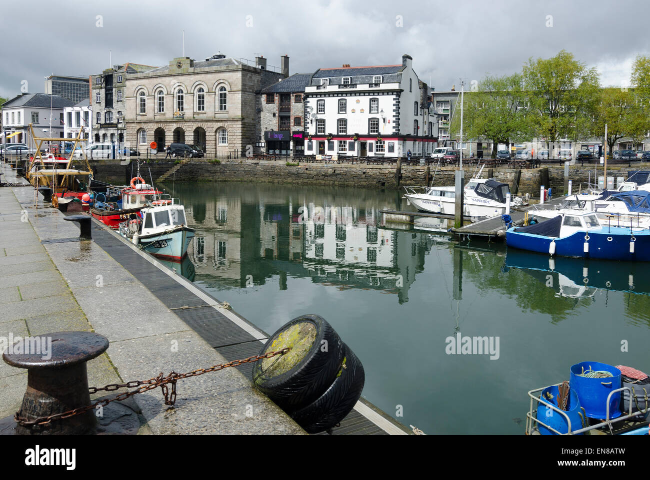 The Barbican Plymouth Stock Photo