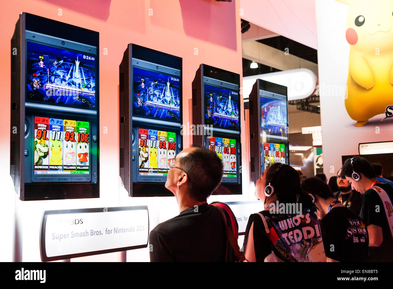 The Pokemon display and booth at E3 Entertainment and Video Game Expo