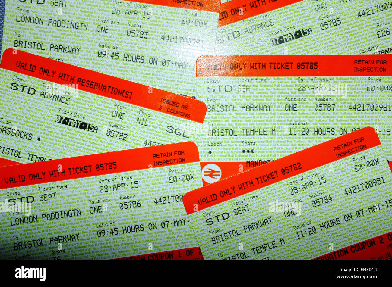 National rail ticket stack hires stock photography and images Alamy