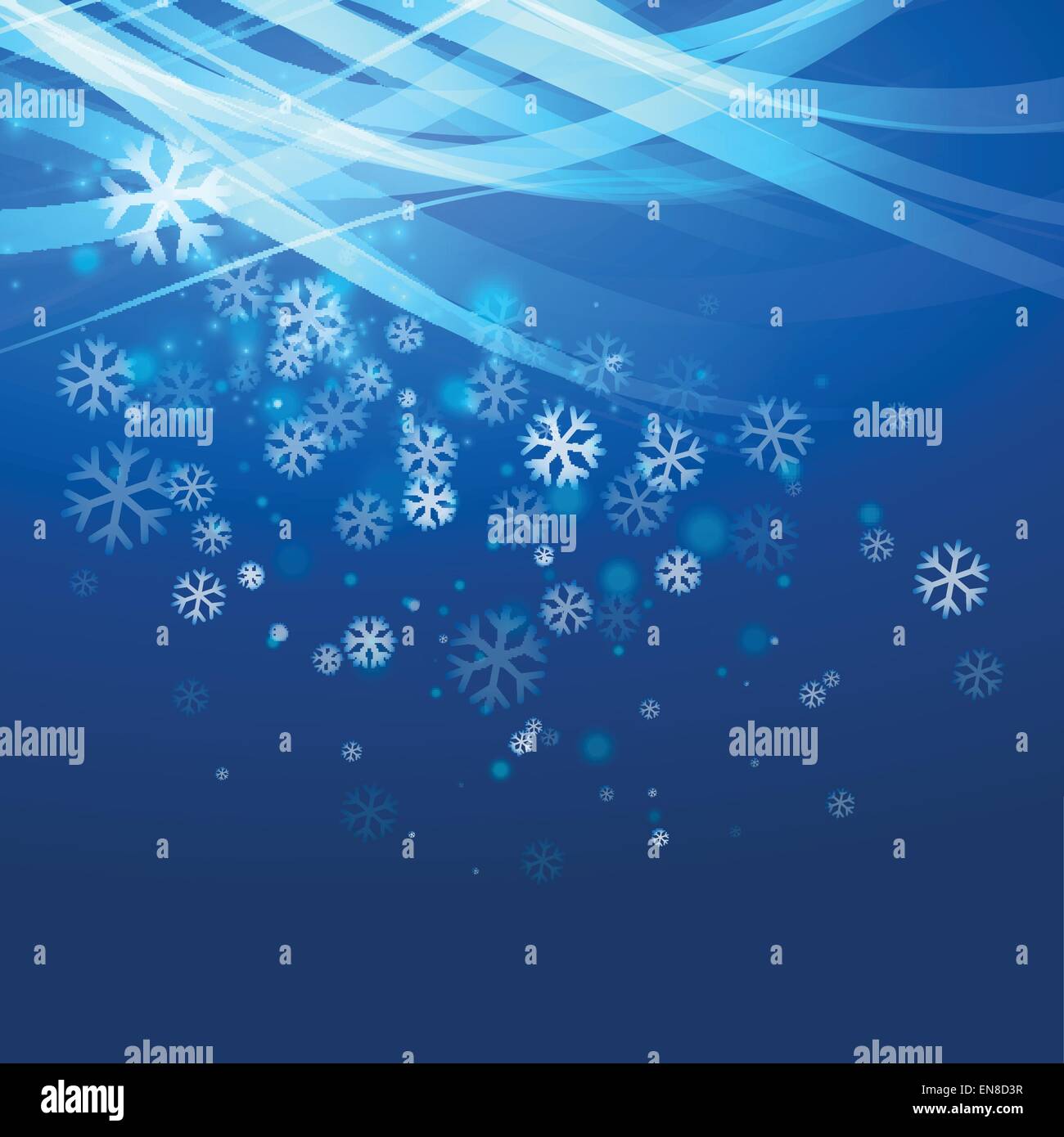Vector Christmas background with snowflakes Stock Vector Image & Art ...