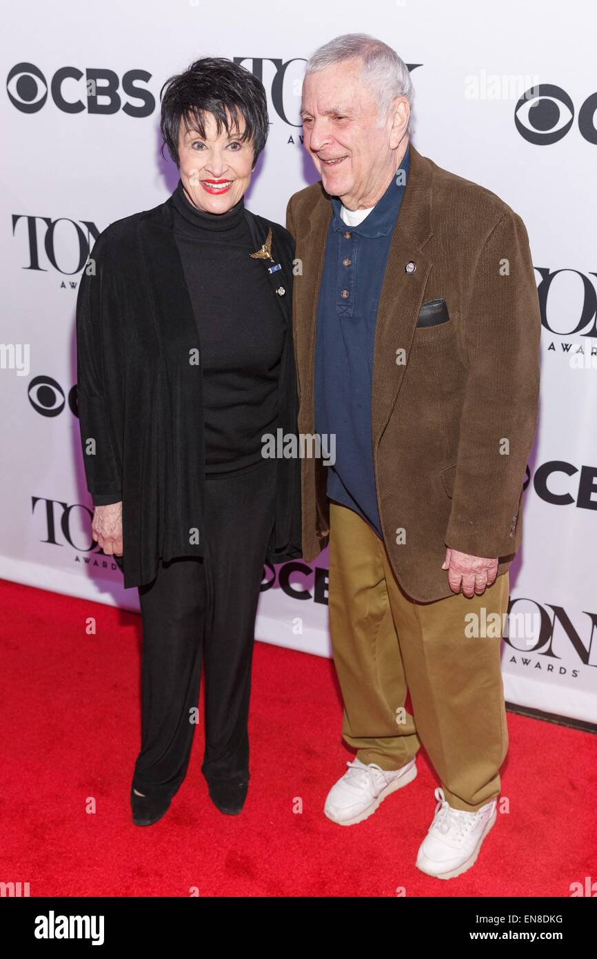 New York, NY, USA. 29th Apr, 2015. Chita Rivera, John Kander at
