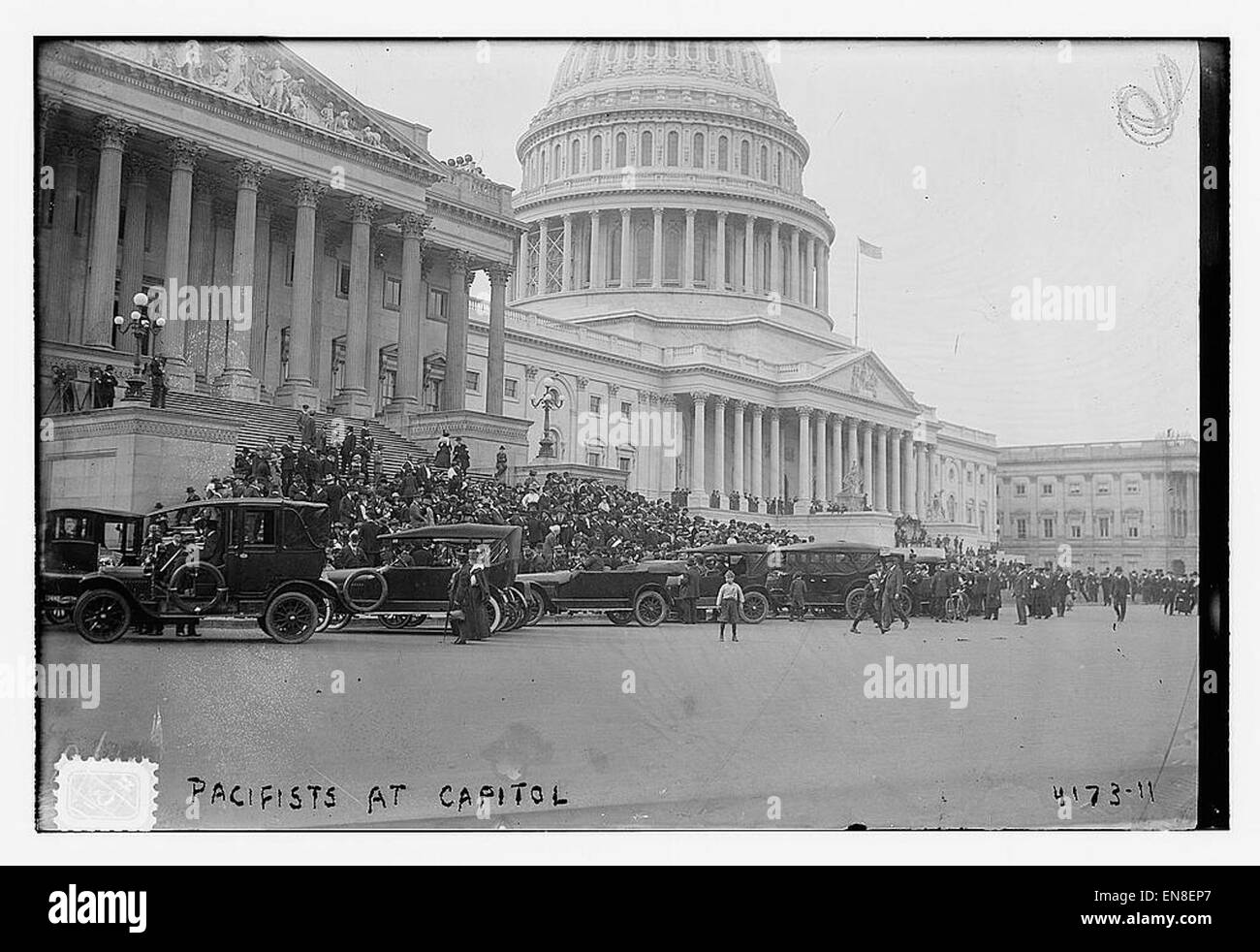Pacifists at Capitol Stock Photo