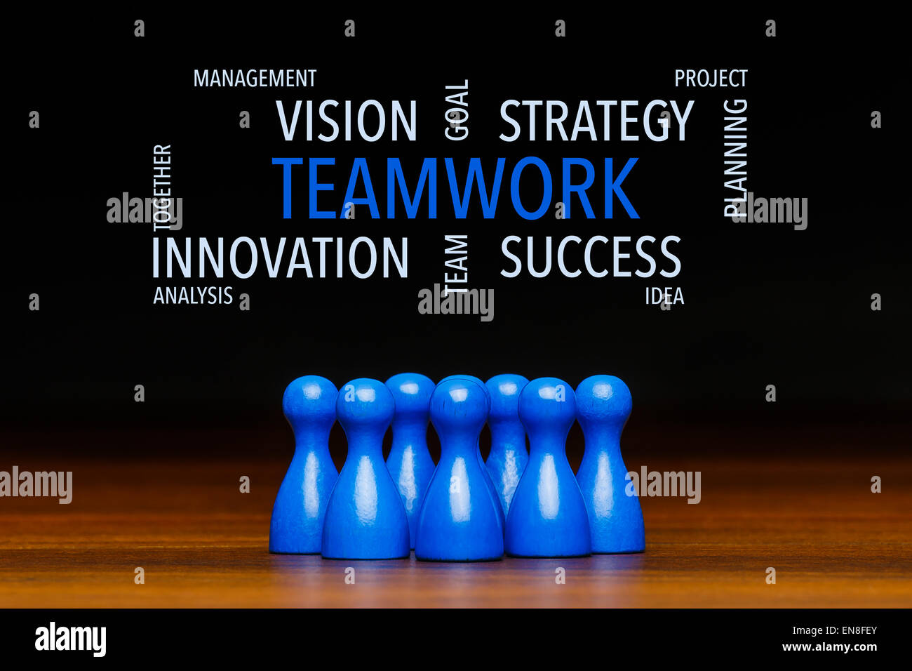 Concept for teamwork, team, working together, goal, success