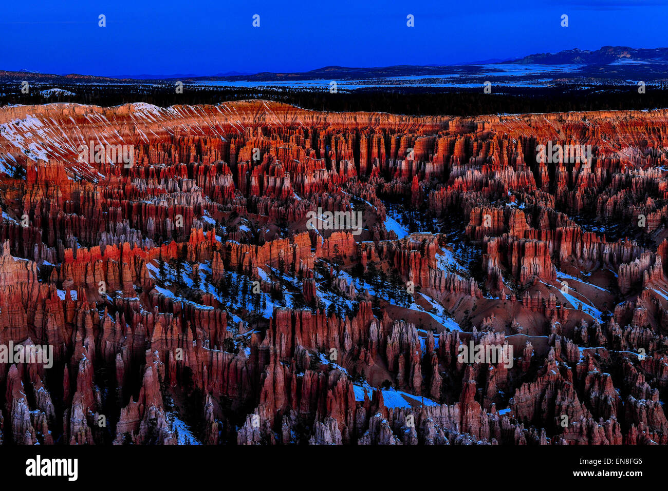 dawn at bryce point, bryce canyon, ut Stock Photo - Alamy
