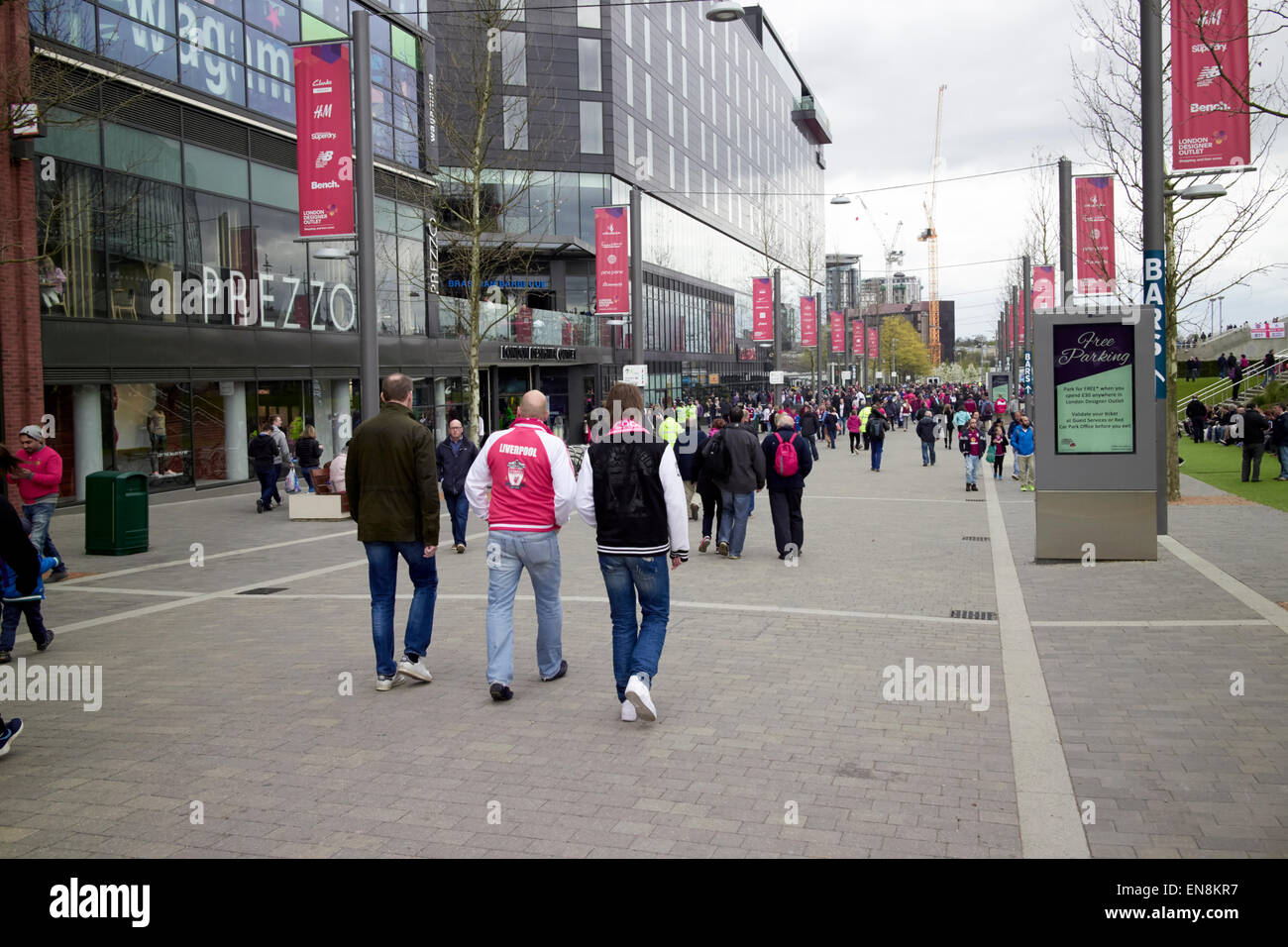 London designer outlet shopping mall centre Wembley London UK Stock Photo -  Alamy