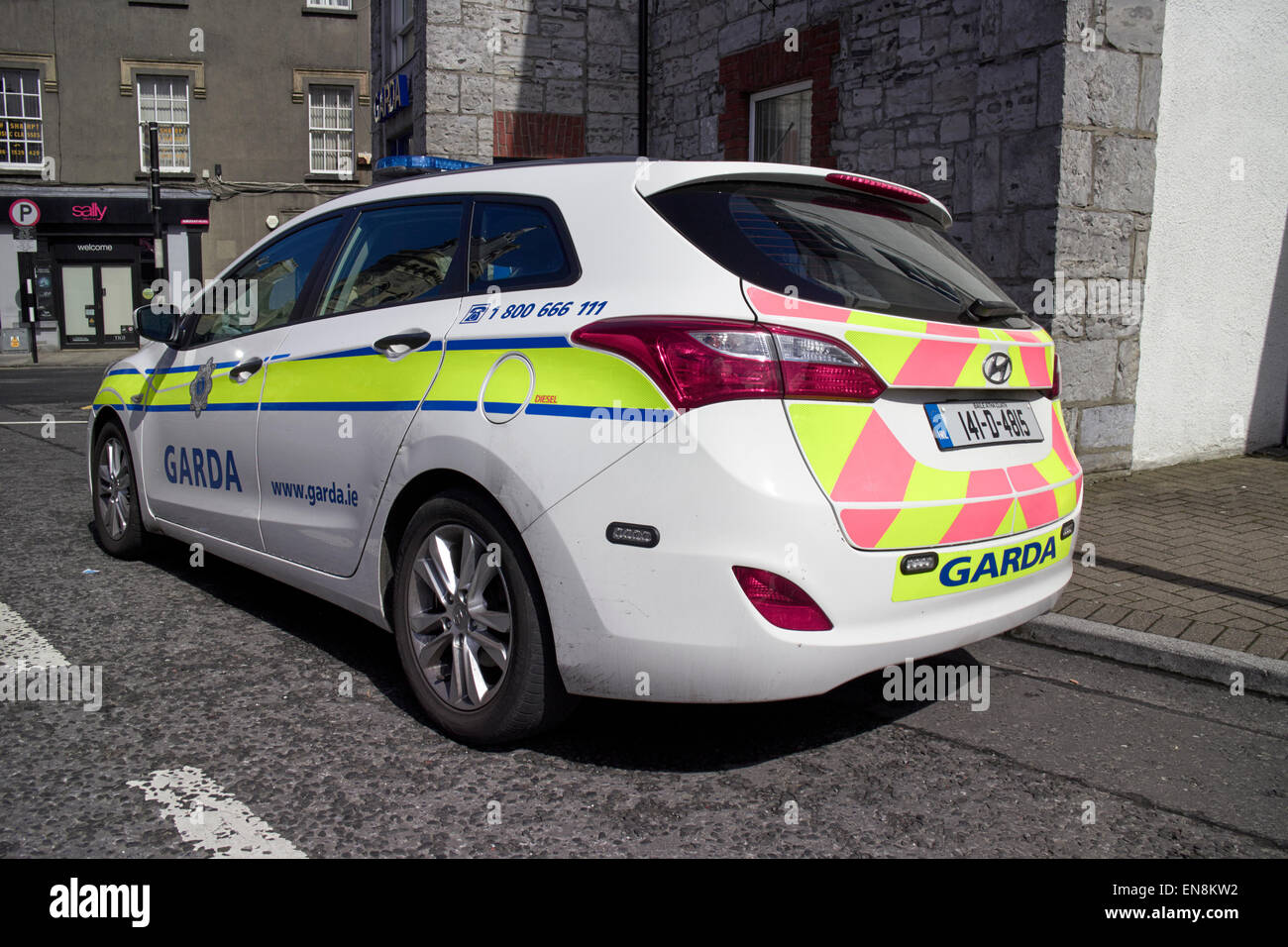 Irish police car hi-res stock photography and images - Alamy