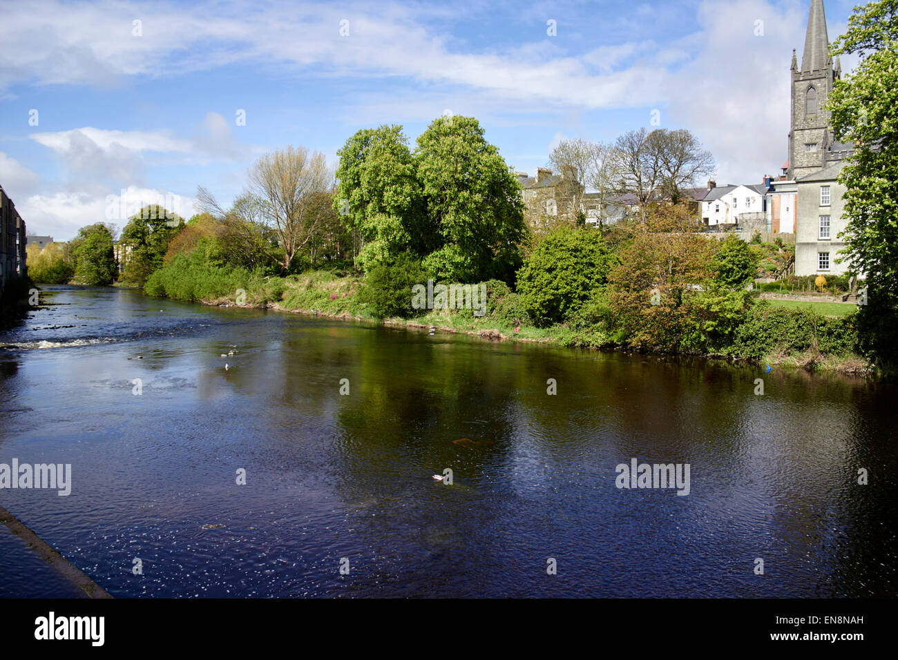 The Garavogue river running through sligo town republic of ireland
