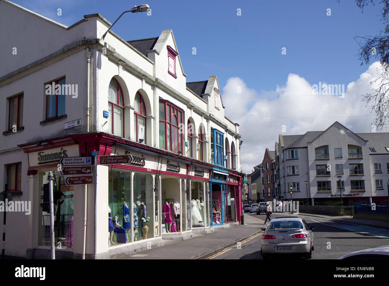 Traditional Old Irish Shops At The Corner Of Fish Quay And - 