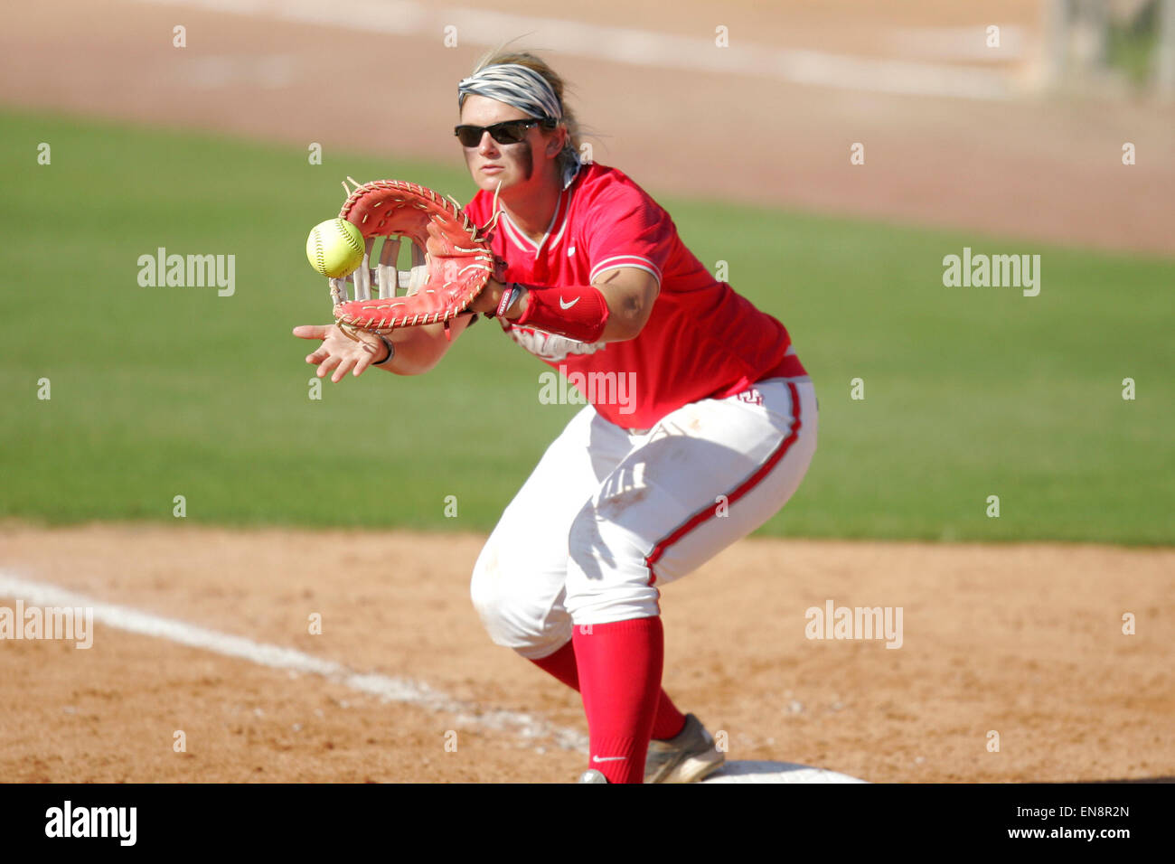 Houston, TX, USA. 29th Apr, 2015. Houston infielder Courtney Klingler ...