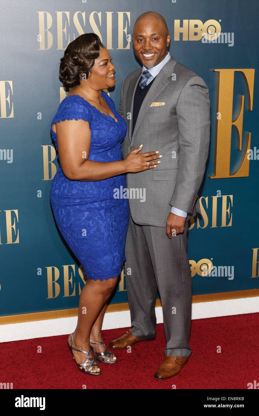 New York, NY, USA. 29th Apr, 2015. Mo’Nique, Sidney Hicks at arrivals