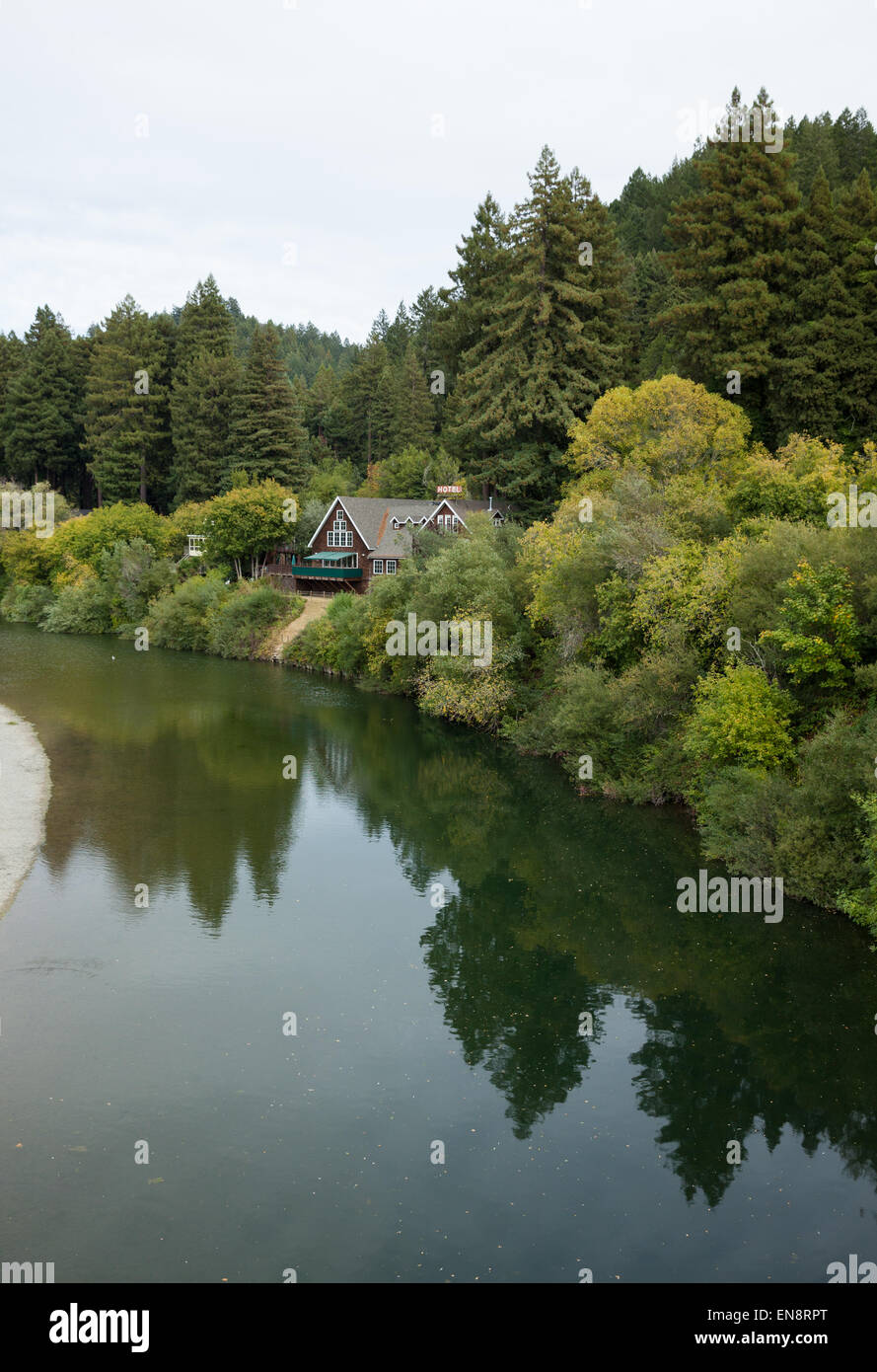 The Highland Dell Lodge on the Russian River in Monte Rio California
