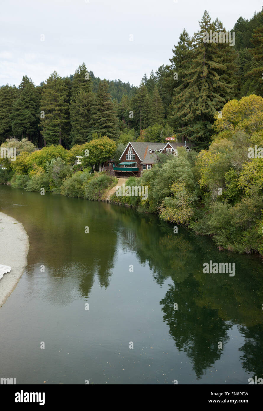 The Highland Dell Lodge on the Russian River in Monte Rio California