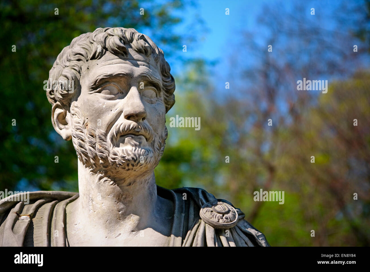 Hadrian - Publius Aelius Hadrianus Stock Photo