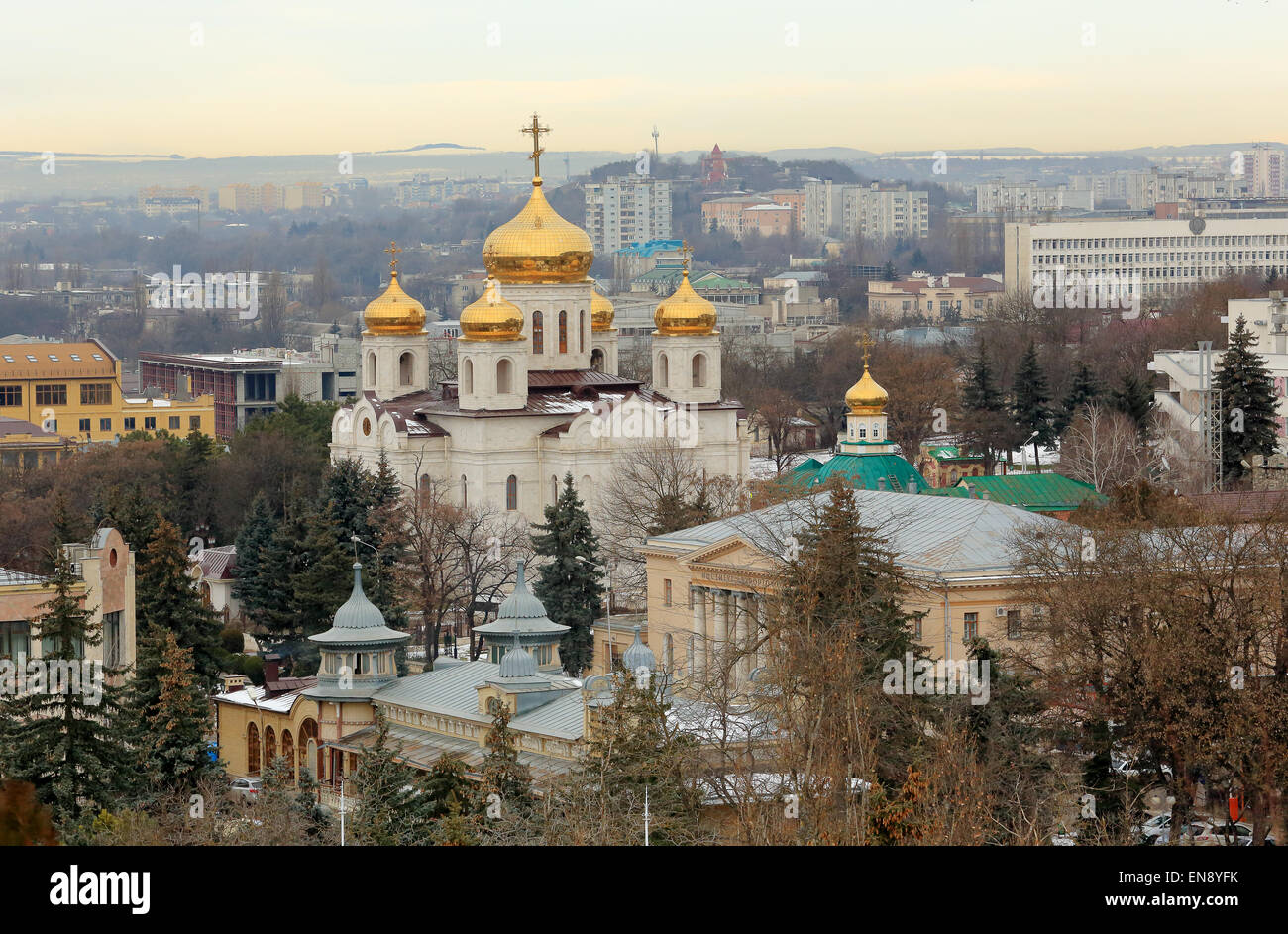 Saviour Cathedral in the city of Pyatigorsk, Stavropol Krai, Russia. Stock Photo