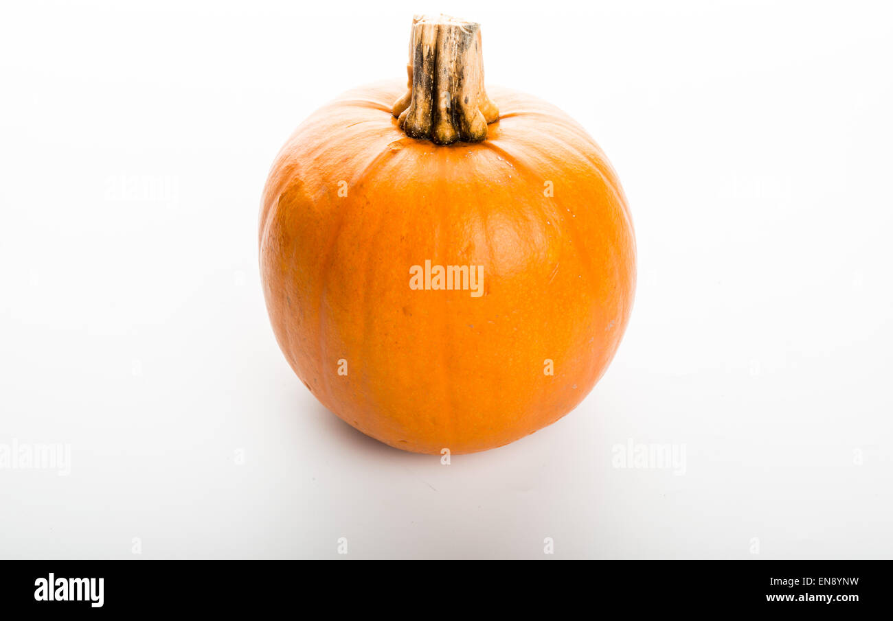 Fresh pumpkin isolated on white background Stock Photo - Alamy