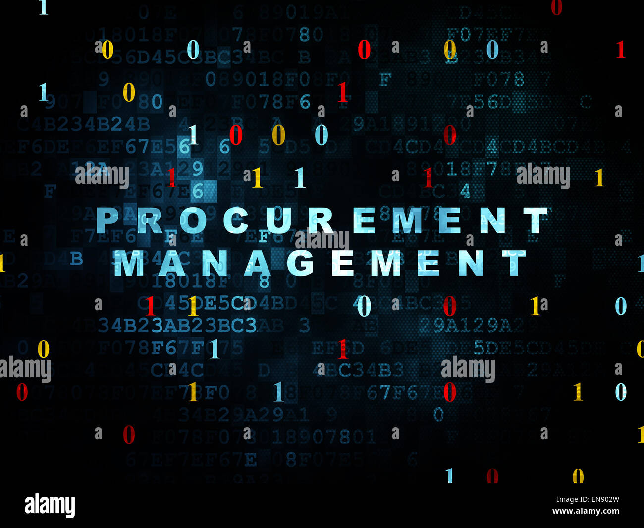 Business Concept: Procurement Management On Digital Background Stock ...