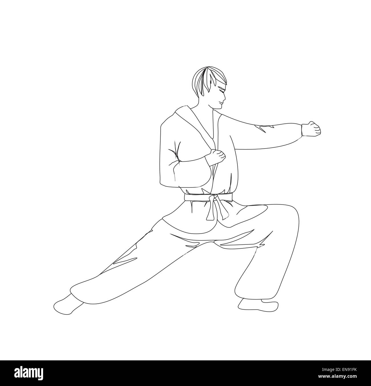 Top 82+ martial arts drawing best