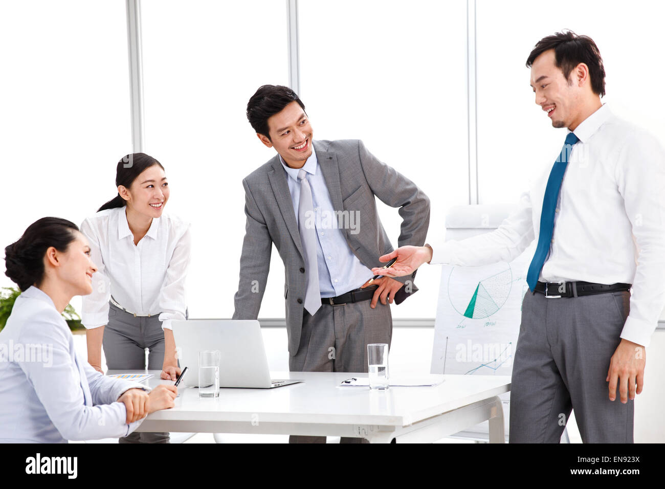 Business people at their work hi-res stock photography and images - Alamy