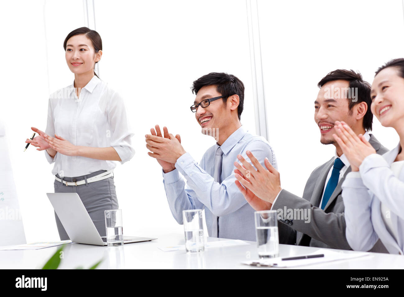 Business teams in the conference room Stock Photo Alamy