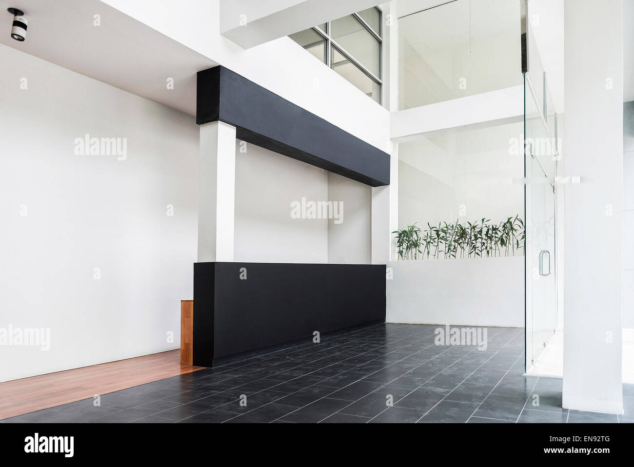 modern architecture with minimal style interior design Stock Photo
