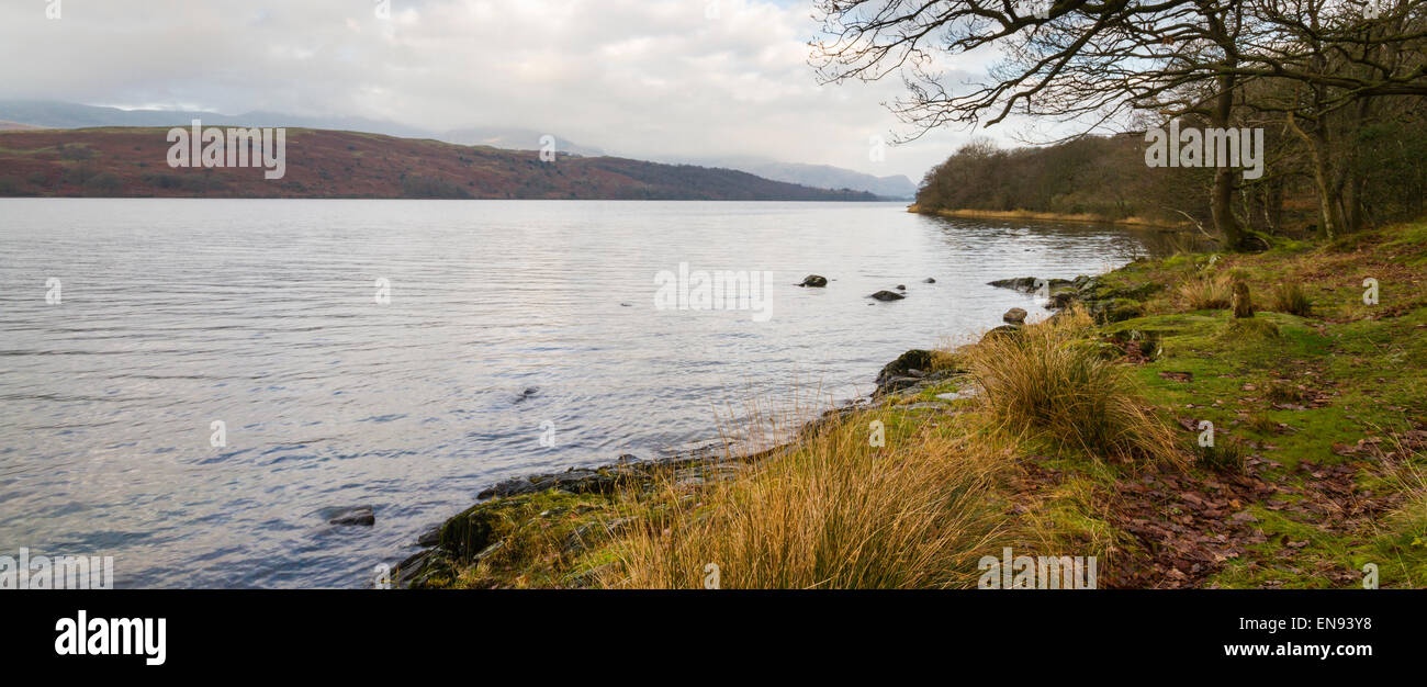 coniston water in the Lake district cumbria Stock Photo