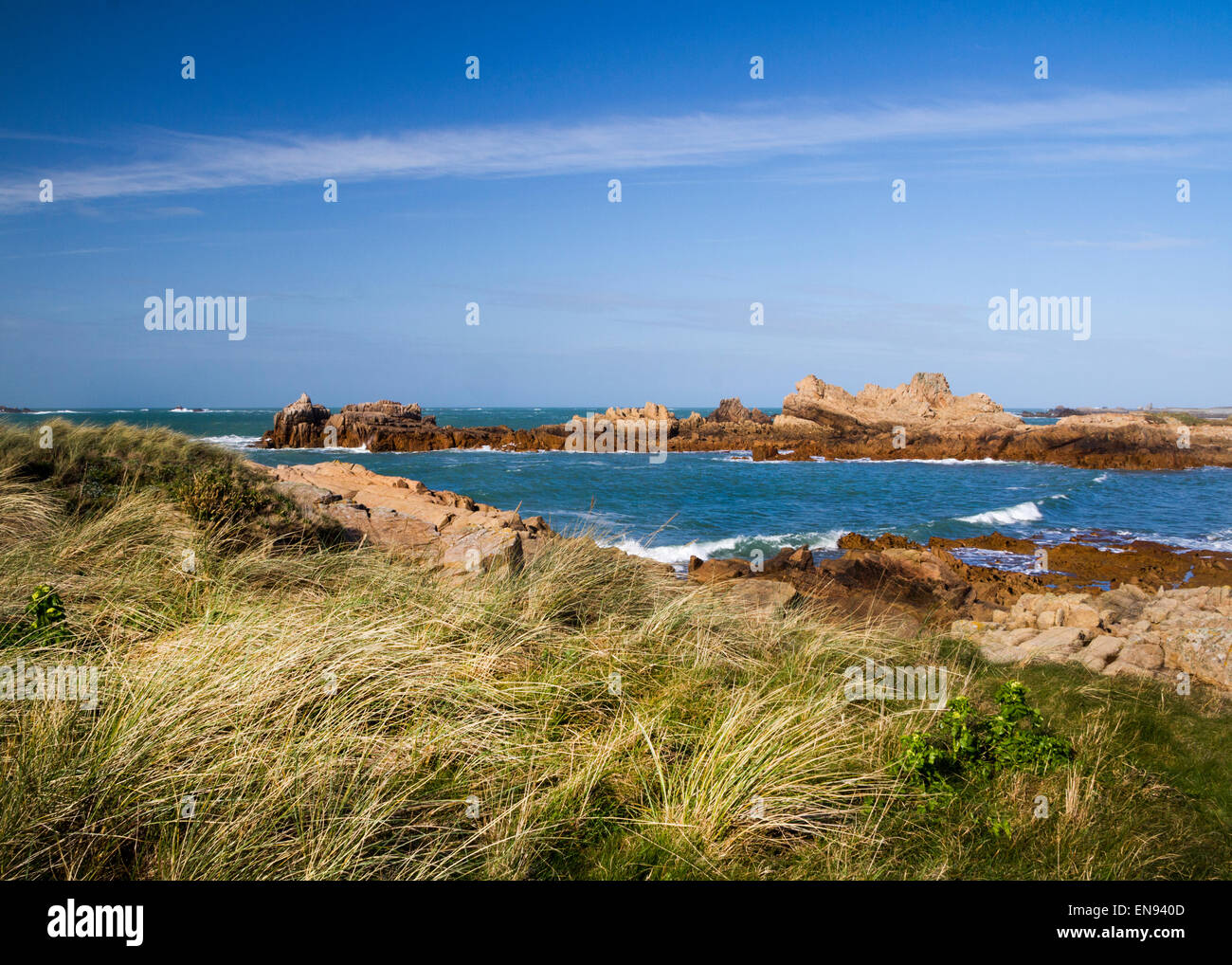 Coastal scene on guernsey hi-res stock photography and images - Alamy