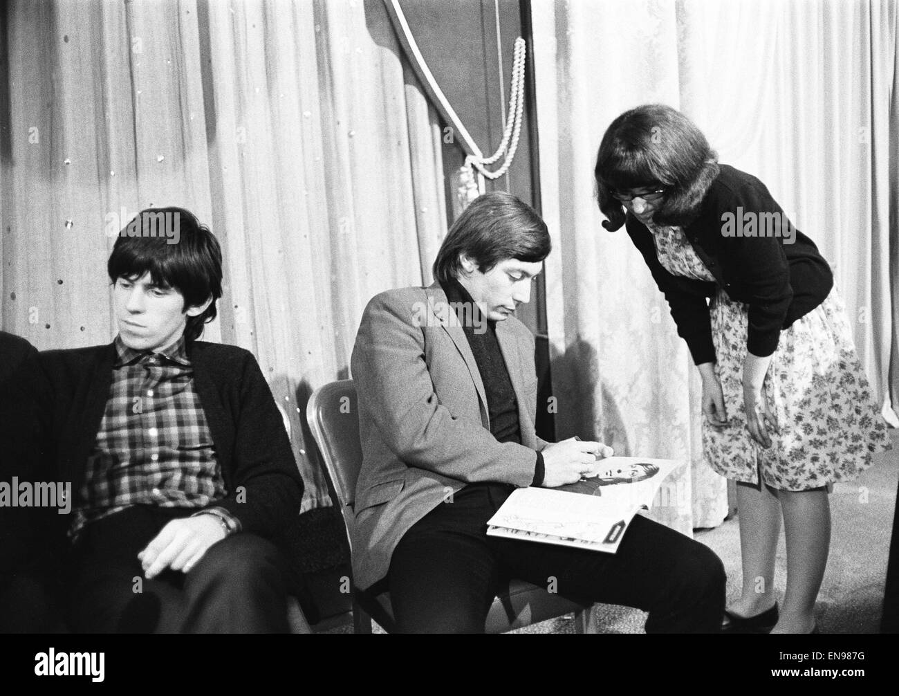 The Rolling Stones at a press conference in the Astor Hotel, New ...