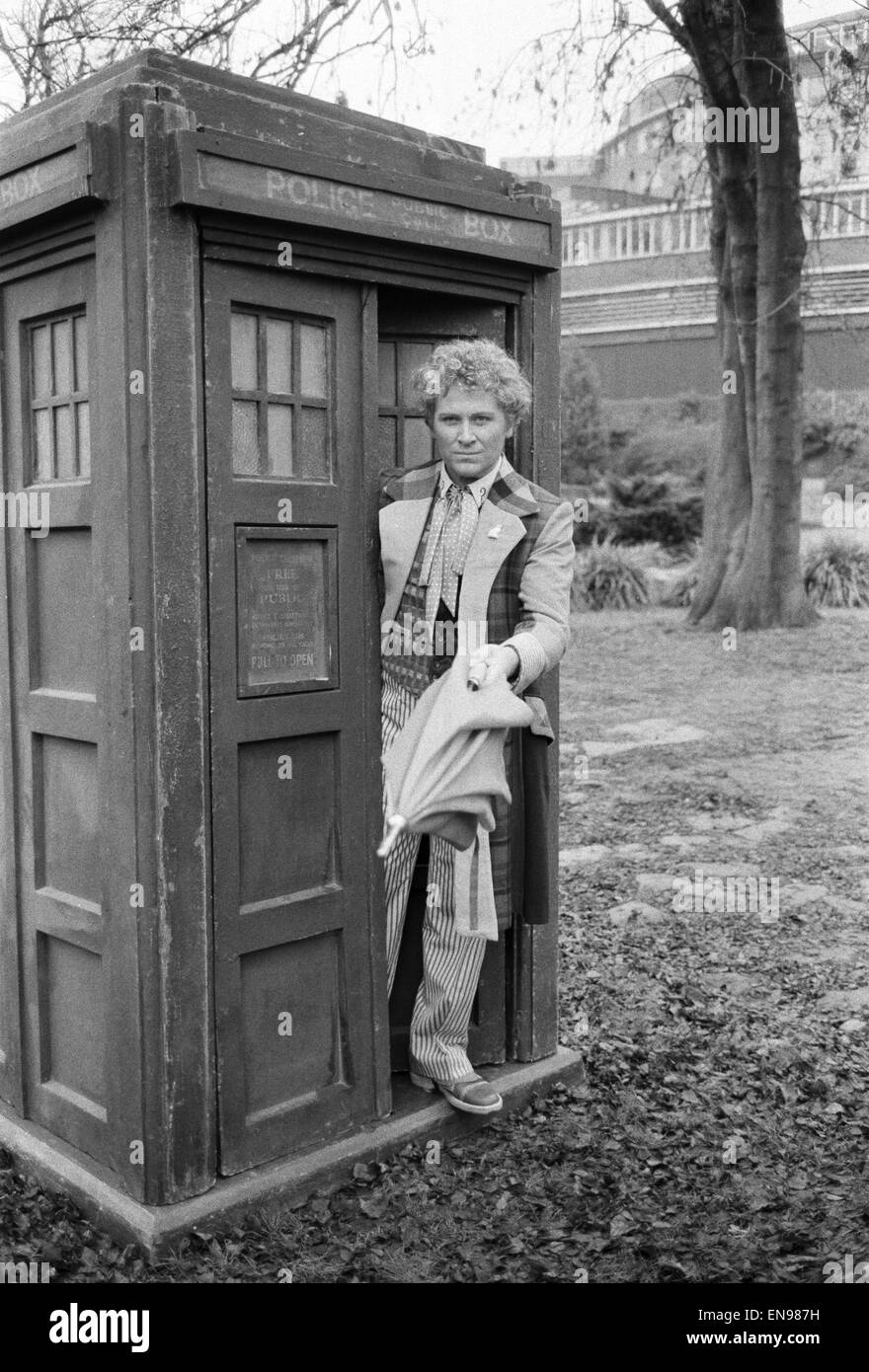 Actor Colin Baker, recently named as the sixth Doctor Who in the BBC