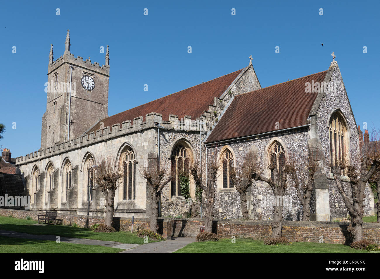 England, Wiltshire, Marlborough, St.Mary's church Stock Photo