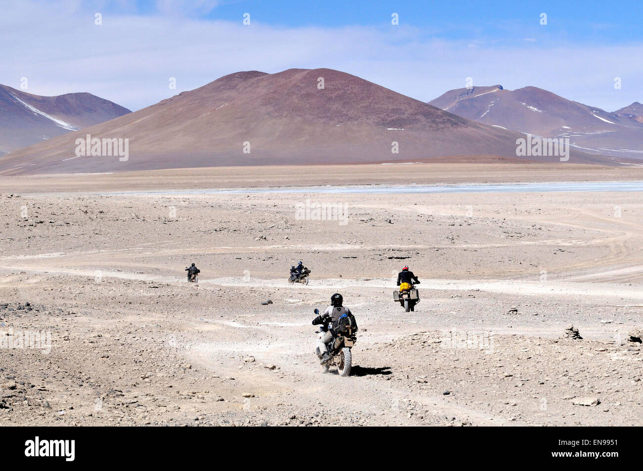 Laguna Verde (Green Lagoon), Potosí Department, Sur Lípez Province, Bolivia Stock Photo