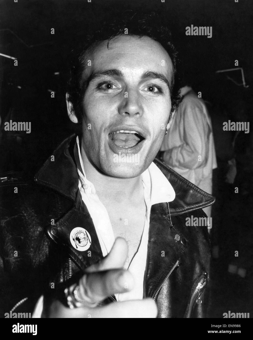 Pop star Adam Ant. July 1985. Stock Photo